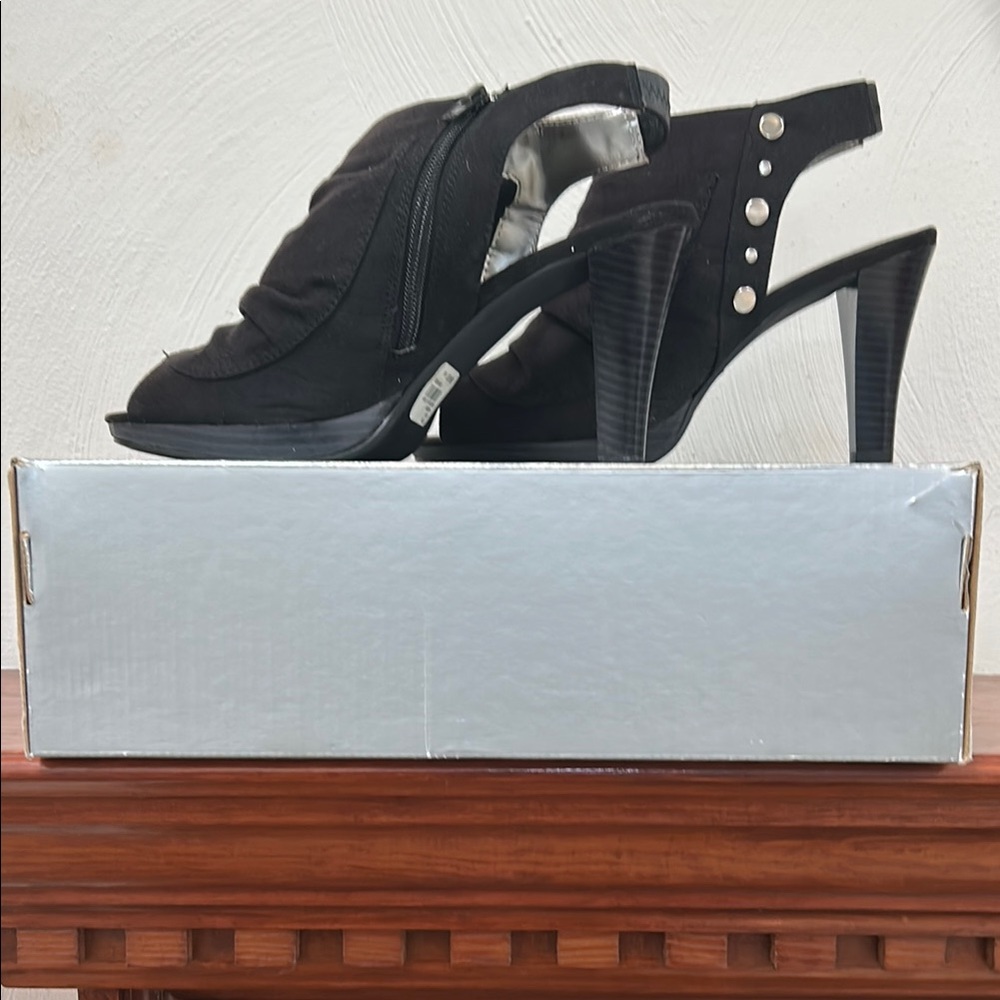 Lane Bryant  3 inch Black Heels Sophisticated Style